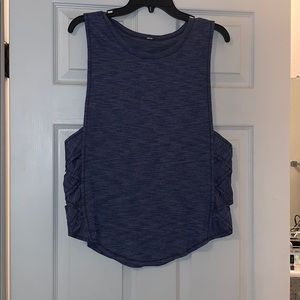 Muscle Tank Lululemon with Woven Side Detail